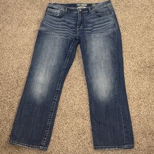 BKE Tyler Men's Straight Leg Jeans in Classic Blue